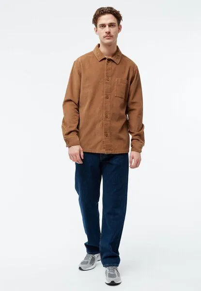 Givn Berlin Cord-Overshirt Modell: Curt, Dark camel, – Produktbild 5 von 5