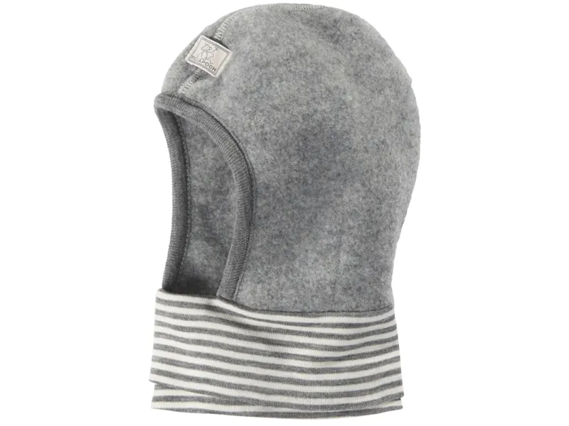 Pickapooh Pickapooh Baby und Kinder Schlupfmütze Schlüpfli Wolle Seide Fleece grau Gr.50, Grau, – Produktbild 1 von 2