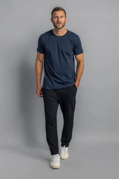 DIRTS dirts Premium Blank T-Shirt SLIM, Navy, – Produktbild 2 von 4