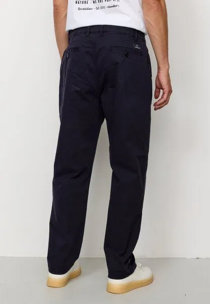 recolution Herren Chino mit Bundfalte aus Bio-Baumwoll Mix - OAK - recolution, Dark navy (blau), – Produktbild 3 von 4