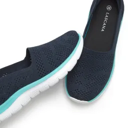 Lascana Slipper navy/türkis – Produktbild 1 von 1
