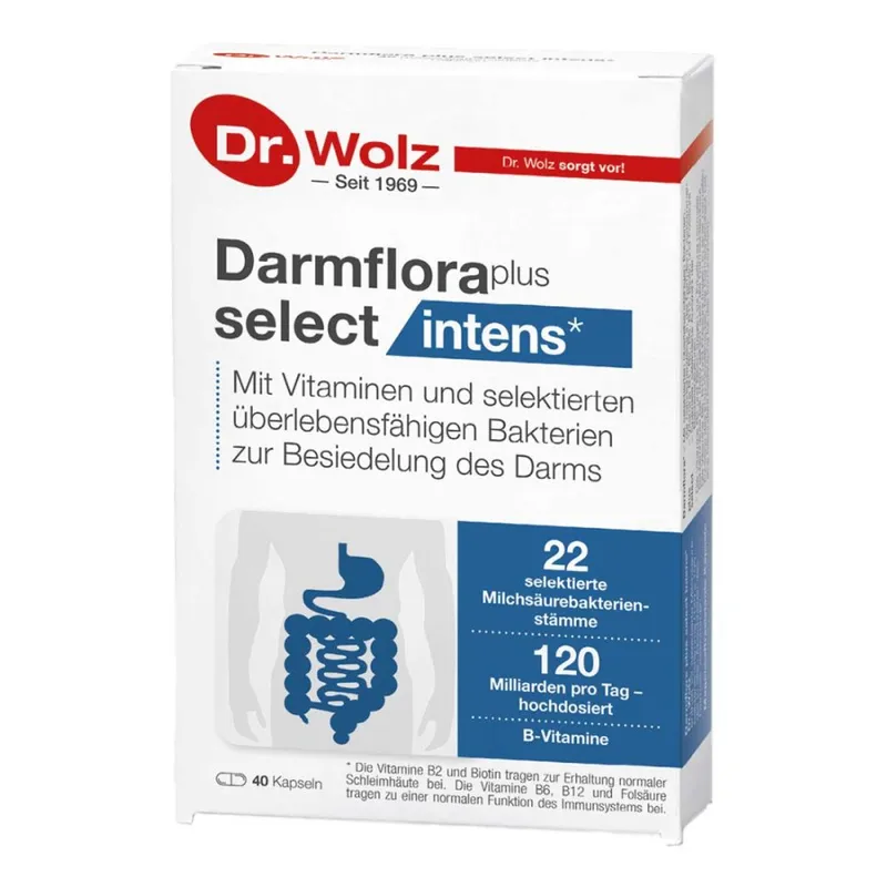 Dr. Wolz Dr. Wolz Darmflora plus select intens Kapseln – Produktbild 1 von 1