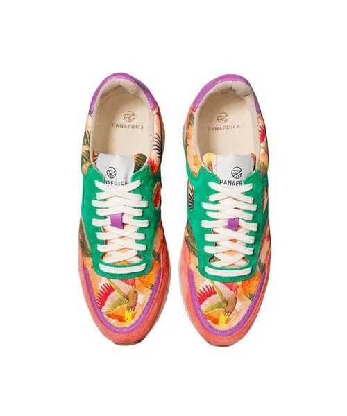 PANAFRICA PANAFRICA Arusha - Unisex Recycling Sneaker, Corail (rosa), – Produktbild 4 von 4