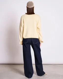JAN N JUNE JAN 'N JUNE Damen vegan Strickjacke Light Asas Light Yellow – Produktbild 1 von 1