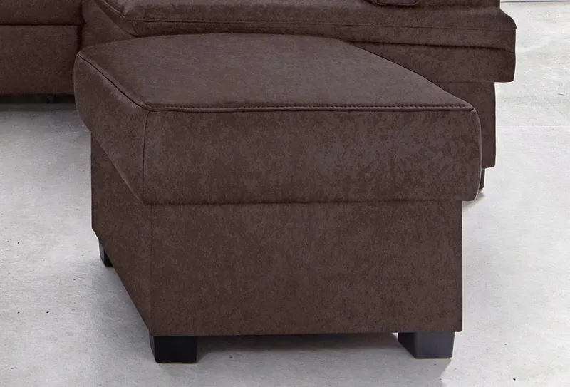 sit&more Polsterhocker Pisa, mit Stauraum, Braun, – Produktbild 2 von 5