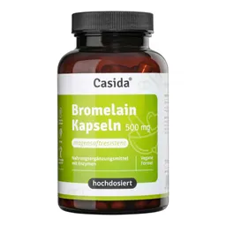 Casida Casida Bromelain Kapseln 500 mg hochdosiert magensaftresistent – Produktbild 1 von 1