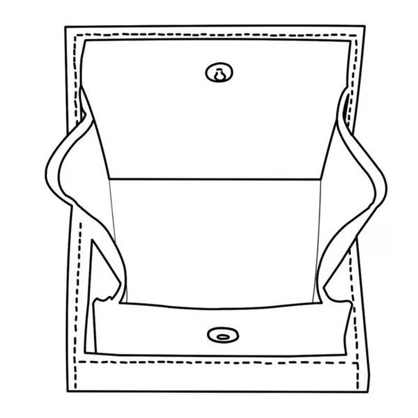 Simaru Simaru Mini Geldbeutel aus Korkleder mit RFID Schutz & Wiener Schachtel, Braun, – Produktbild 3 von 4