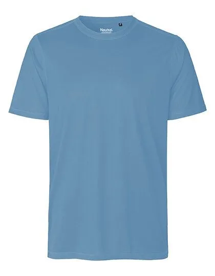 Neutral Neutral® Unisex T-Shirt Sportshirt Laufshirt Bodyfit Körpernah Schnell trocknend von Neutral RPet Recycling Polyester, Dusty indigo, – Produktbild 2 von 3