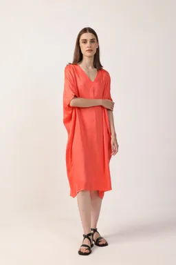 Neu Nomads Neu Nomads Damen vegan Kleid Kaftan Francine Melone – Produktbild 1 von 1