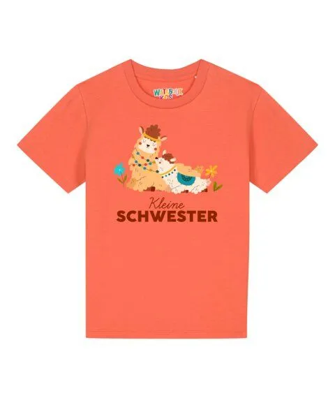 watabout.kids watabout.kids T-Shirt Kinder Lama Kleine Schwester, Fiesta, – Produktbild 1 von 2