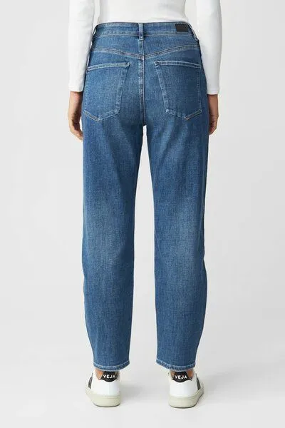 DAWN DAWN Jeans STARDUST O-Shape, Medium blue, – Produktbild 5 von 5