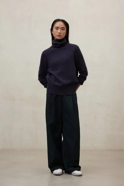 ECOALF ECOALF Damenpullover CAQUI aus rec. Wolle, Blueberry (violett), – Produktbild 4 von 4
