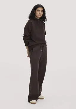 hessnatur hessnatur Sweathose Wide Leg Relaxed aus Bio-Baumwolle mit Recycling-Baumwolle – Produktbild 1 von 1