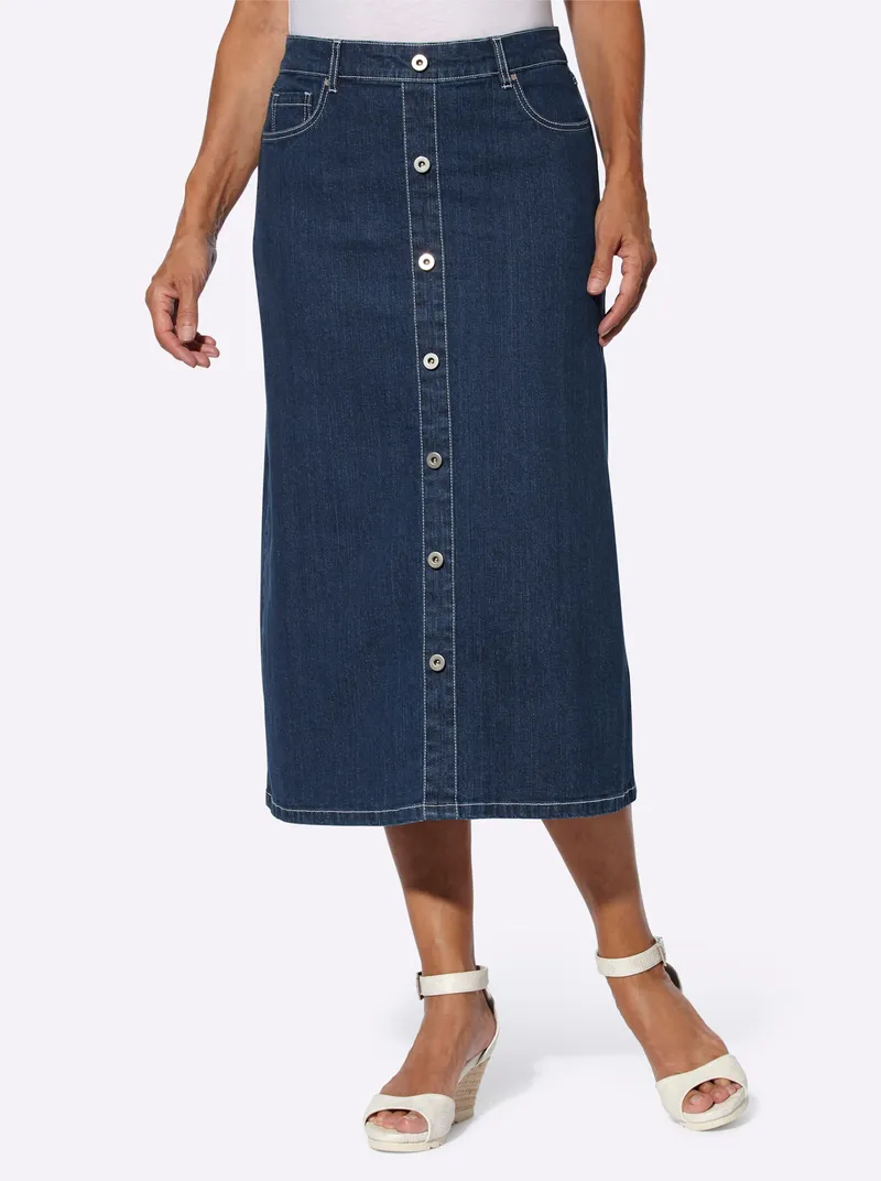 Witt Jeansrock, Blue-stone-washed, – Produktbild 2 von 3