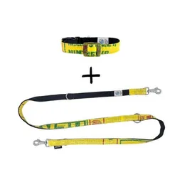 GOOPSI GOOPSI Hundeleine LANKA mit Halsband Gr. M (32-42 cm) im Set - Gelb – Produktbild 1 von 1
