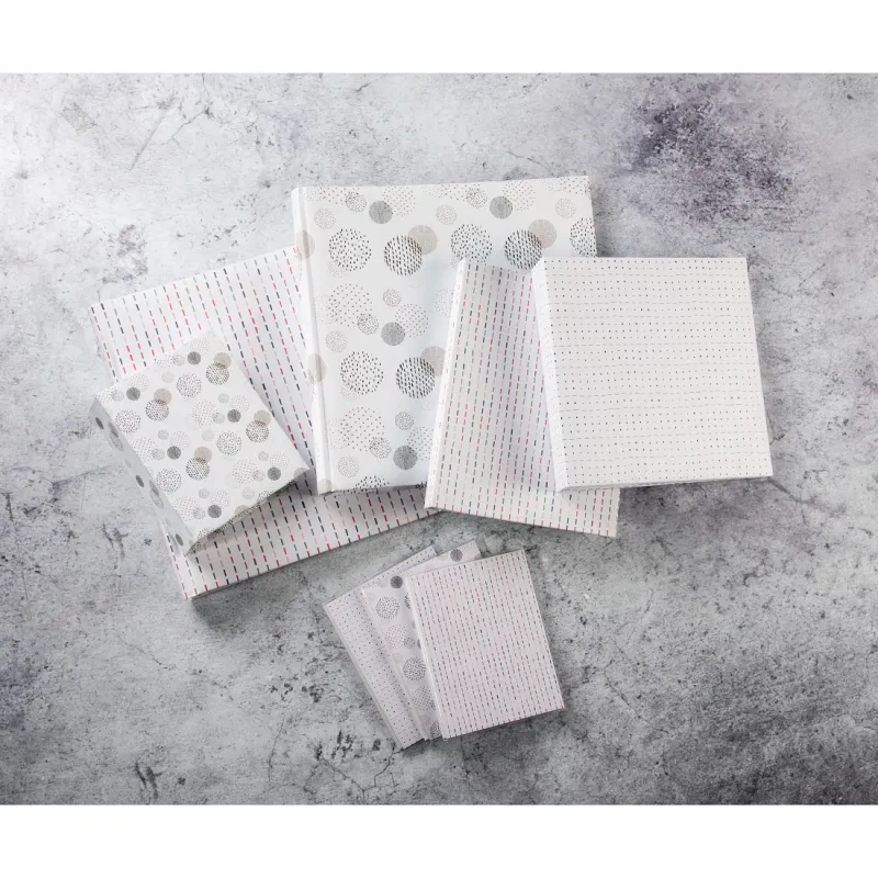 Hama Hama Spiral-Album "Graphic", 19x24,5 cm, 40 weiße Seiten, Stripes – Produktbild 2 von 2