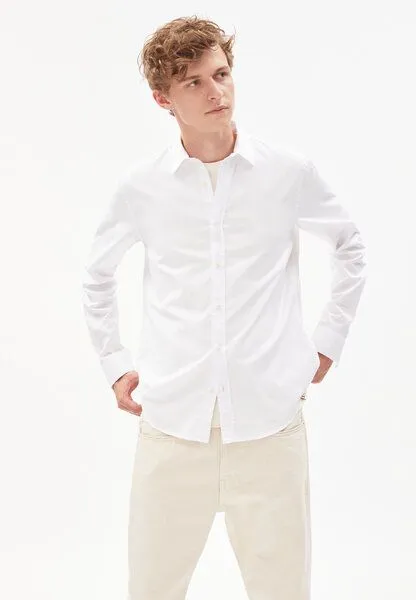 ARMEDANGELS ARMEDANGELS QUAADI - Herren Hemd Regular Fit aus Bio-Baumwolle, White, – Produktbild 2 von 3