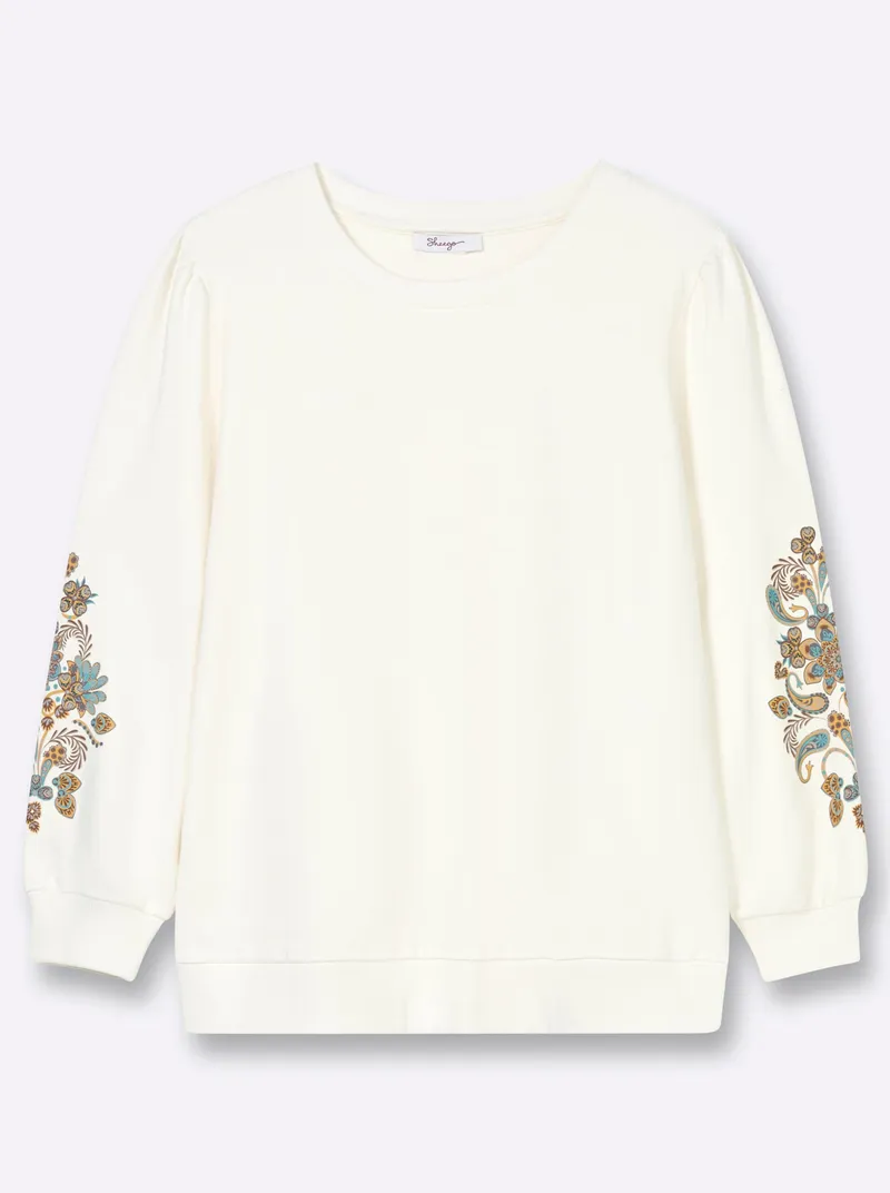 sheego Sweatshirt champagner-terra, Champagner-terra, – Produktbild 2 von 2