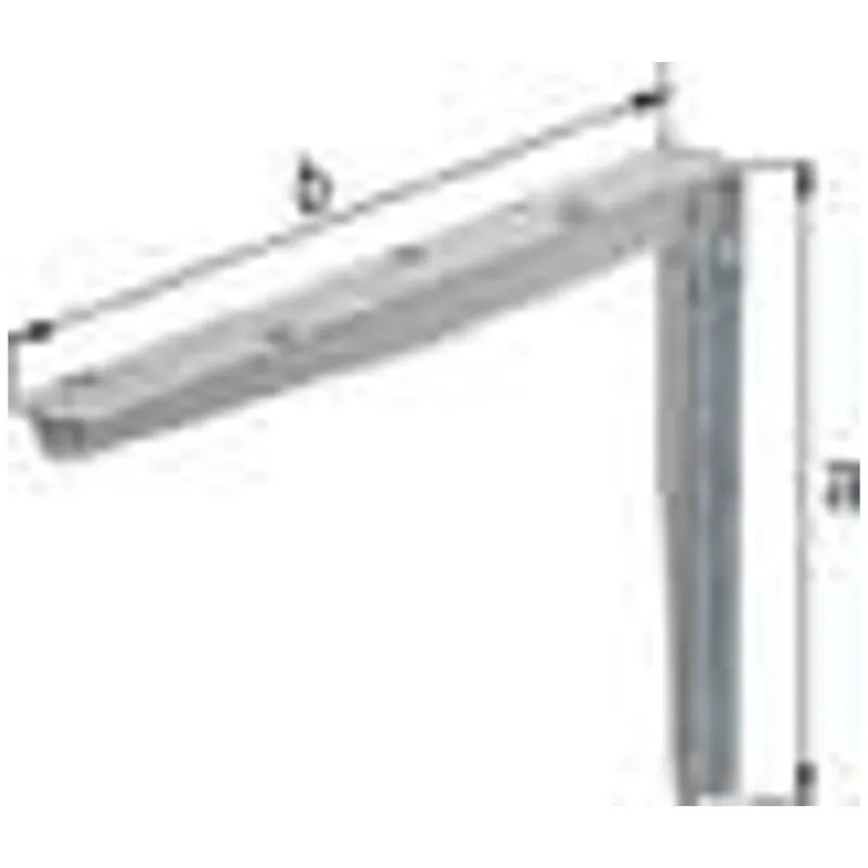 Alberts ALBERTS GAH Alberts Konsole a.T-Profil, fvz, 550 x 300 – Produktbild 1 von 1