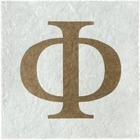 Veskor Cassiopeia Veskor Cassiopeia PHI Heilige Geometrie Linoldruck | 16 × 16 cm | Gold auf Naturweiß – Produktbild 1 von 1