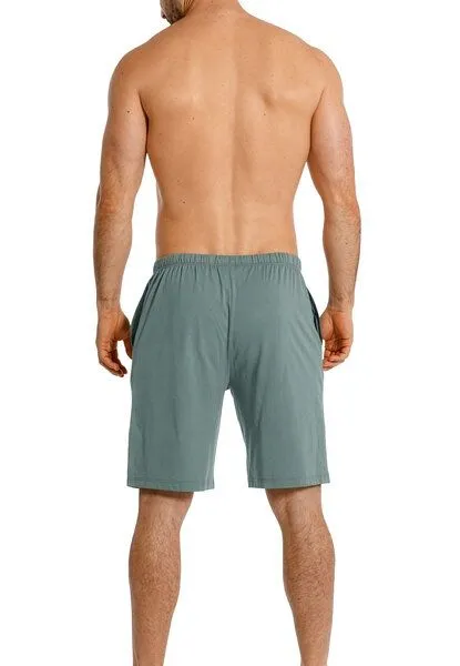 Haasis Bodywear Haasis Bodywear Herren Bermuda mit Seitentaschen, Single Jersey, reine Baumwolle, Mineral, – Produktbild 4 von 4