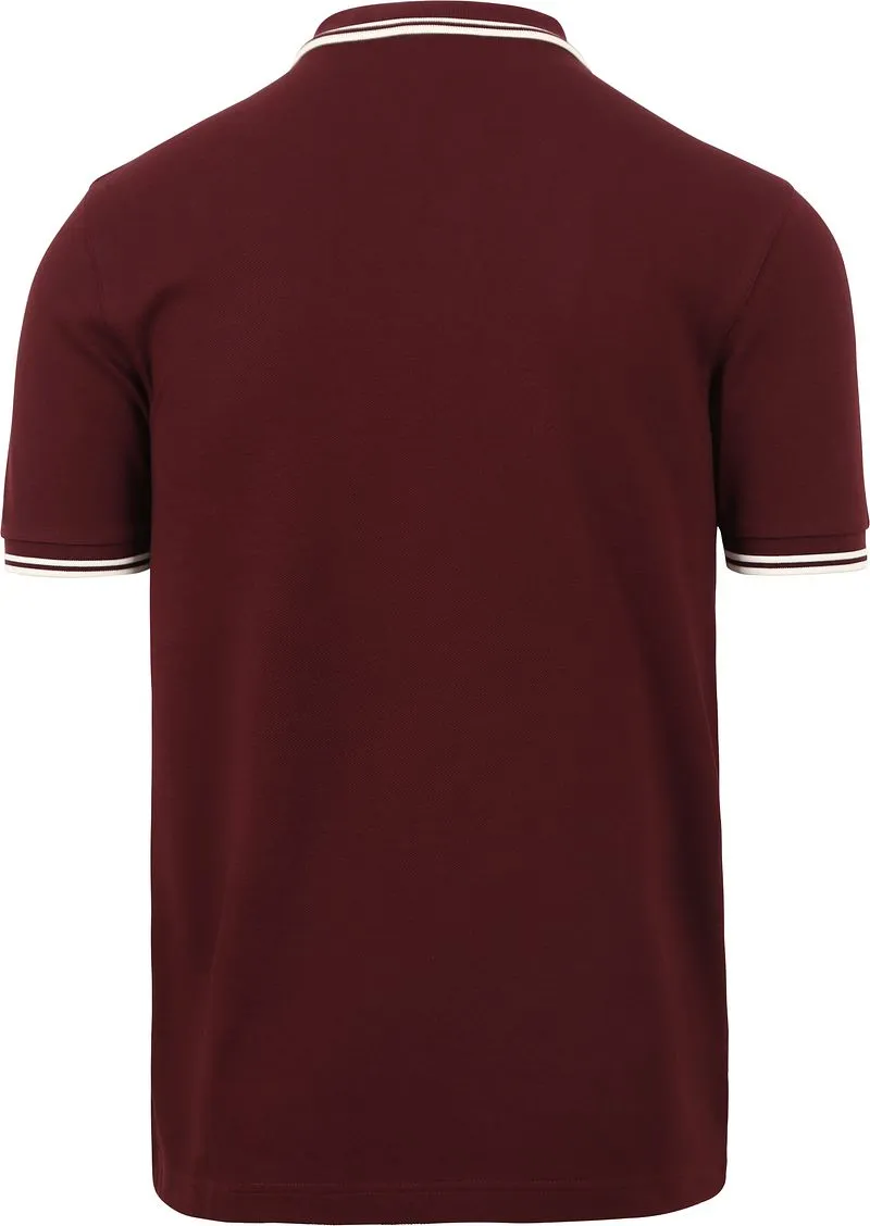 Fred Perry Fred Perry Polo M3600 Bordeaux - Größe L, Rot, – Produktbild 1 von 5