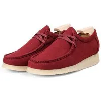 World Walkers World Walkers Vegane Damen Schuhe WALLABEE mit Kreppsohle aus Naturkautschuk, Wine (rot), – Produktbild 1 von 1