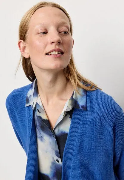 recolution Damen Strickcardigan aus Bio-Baumwolle - MORINGA - recolution, Electric blue (blau), – Produktbild 4 von 4