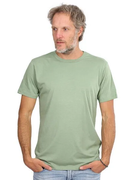 Life-Tree Life-Tree Fairwear Bambus Basic Shirt Men, Grün, – Produktbild 3 von 4