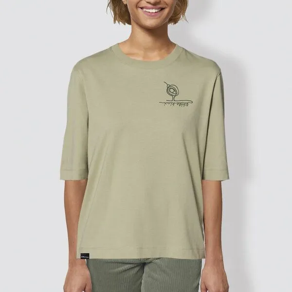 little kiwi little kiwi Damen T-Shirt, "Kleiner Kiwi", Sage, – Produktbild 1 von 2