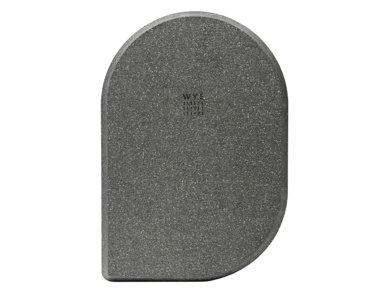 WYE WYE Schneidebrett "Curve" aus nachhaltigem Holzwerkstoff Maße 26 x 18 x 1,9 cm, Schwarz, – Produktbild 2 von 2