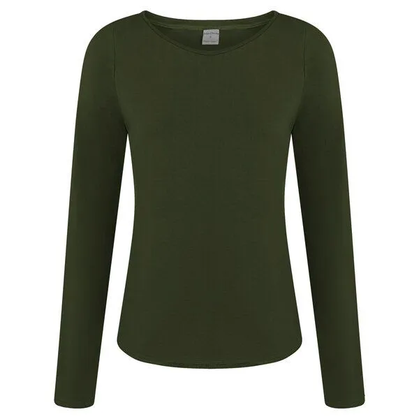 Frija Omina Frija Omina Bio Longsleeve "Ubu", Forest (grün), – Produktbild 1 von 2