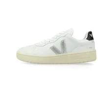 Veja Veja Sneaker Unisex - V-90 O.T. Leather, White/silver/black(weiß), – Produktbild 1 von 1