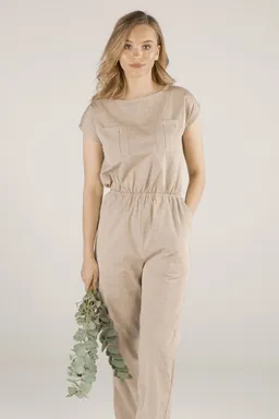 TAWAST TAWAST Damen vegan Overall Mindful Warrior Haselnuss – Produktbild 1 von 1
