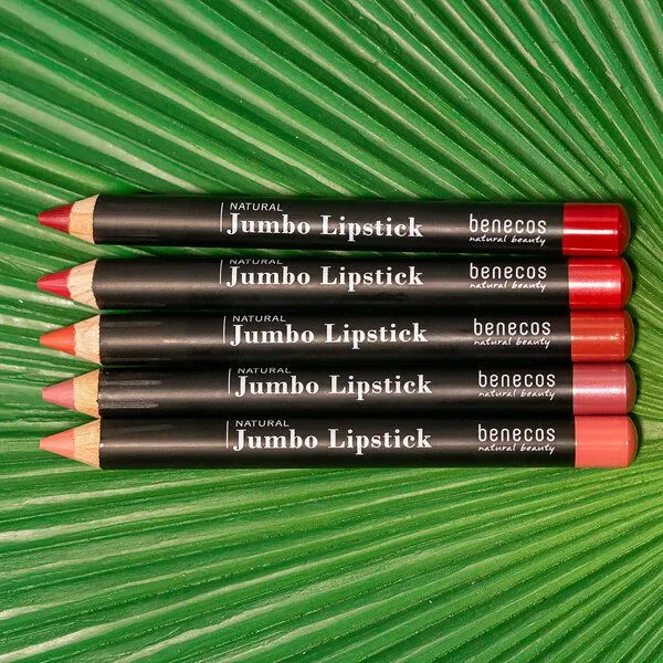 Benecos benecos Naturkosmetik - Jumbo Lipstick - aus Holz - zum nachspitzen, Warm sunset, – Produktbild 1 von 4