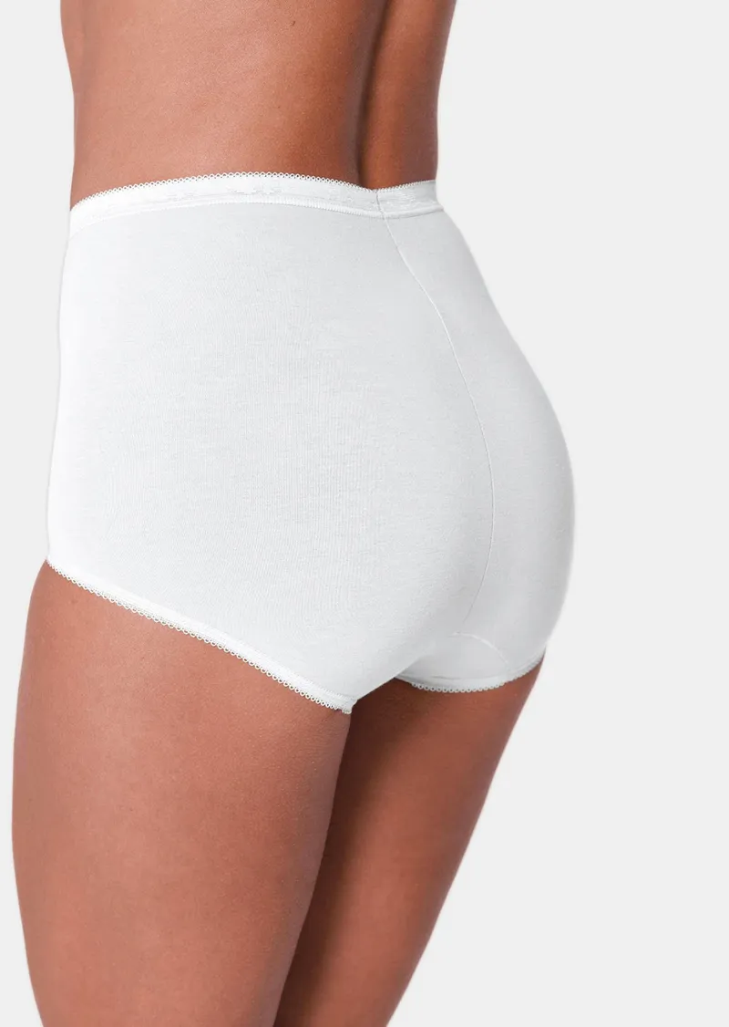 Sloggi Taillenslip im 2er-Pack - weiß - Gr. 38 von Goldner Fashion, Weiss, – Produktbild 2 von 6