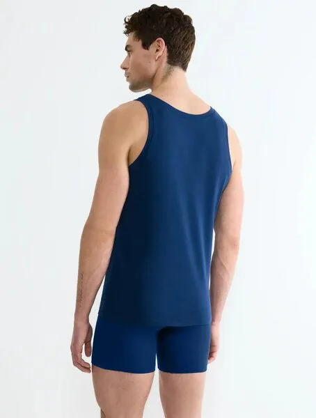 Sloggi Sloggi Herren Tanktop Unterhemd SLG BASE, Ultramarine, – Produktbild 2 von 3