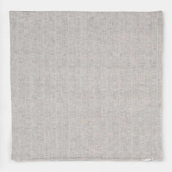Dragolina Dragolina Kissenbezug- ca. 47x48cm mit Webstoffen der Pwo Karen, Anthrazit/creme, – Produktbild 3 von 3
