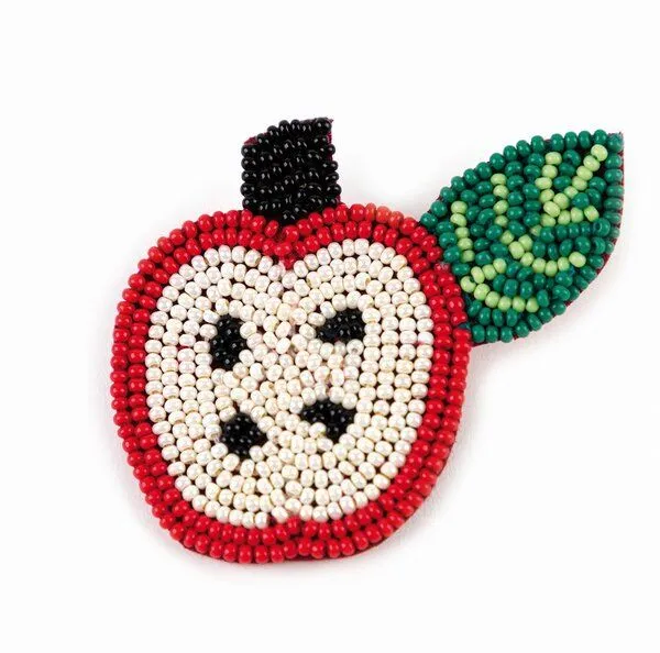 El Puente El Puente Brosche "Apfel", Mehrfarbig, – Produktbild 1 von 2