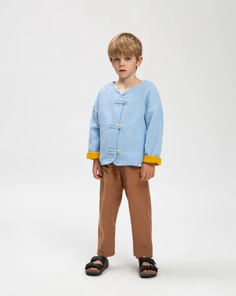 MATONA Matona Wendejacke für Kinder / Inside Out Jacket, Powder blue, – Produktbild 3 von 4