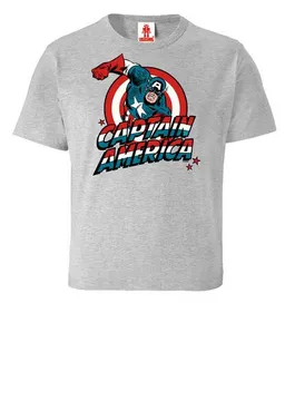 LOGOSH!RT LOGOSH!RT Marvel Comics - Captain America - Kinder - Bio T-Shirt – Produktbild 1 von 1