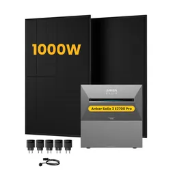 Anker Anker SOLIX Solarbank 3 E2700 Pro, mit 2 x 500W Bifaziale Solarmodule, by Powerness - 5.4kWh / 5 x Smart Plug / Selbstabholung – Produktbild 1 von 1