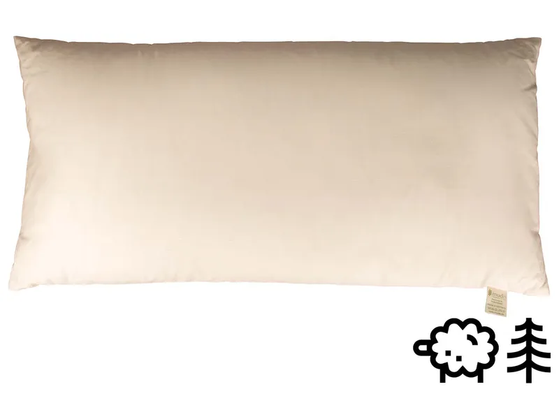 mudis mudis Kopfkissen 40 x 60 cm Schafschurwolle/Zirbenholz – Produktbild 1 von 1