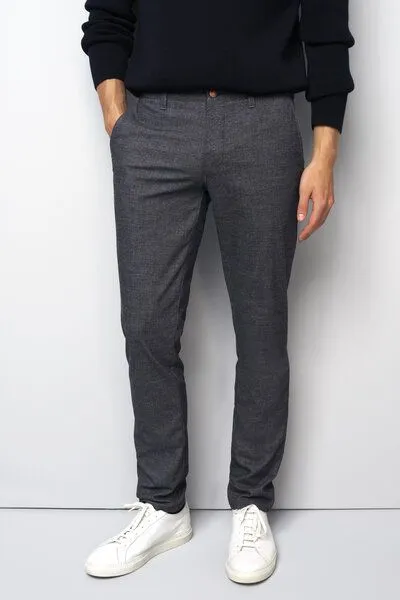 M 5 BY MEYER M 5 BY MEYER Sportliche Chino im Wool Look, Blau (dark blue), – Produktbild 5 von 8