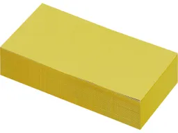 250 Blatt Moderationspapier Rechteck 10x20 gelb – Produktbild 1 von 1
