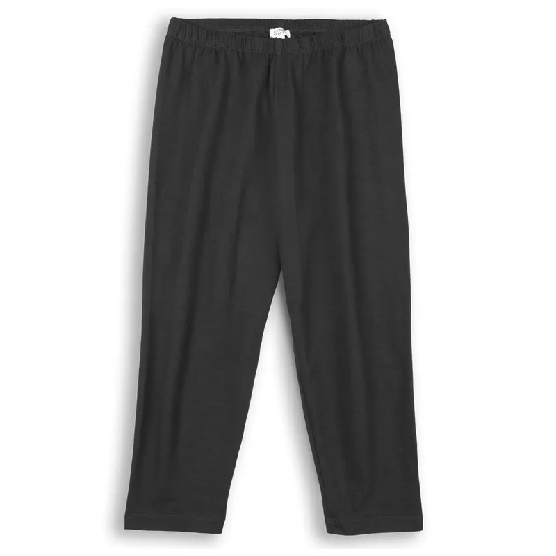 Living Crafts LIVING CRAFTS - Damen 3/4-Leggings - Schwarz (92% Bio-Baumwolle; 8% Elasthan), Nachhaltige Mode, Bio Bekleidung, Schwarz, – Produktbild 1 von 3