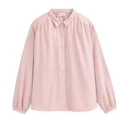 People Wear Organic People Wear Organic Flanell Langarm Bluse, rosa kariert – Produktbild 1 von 1