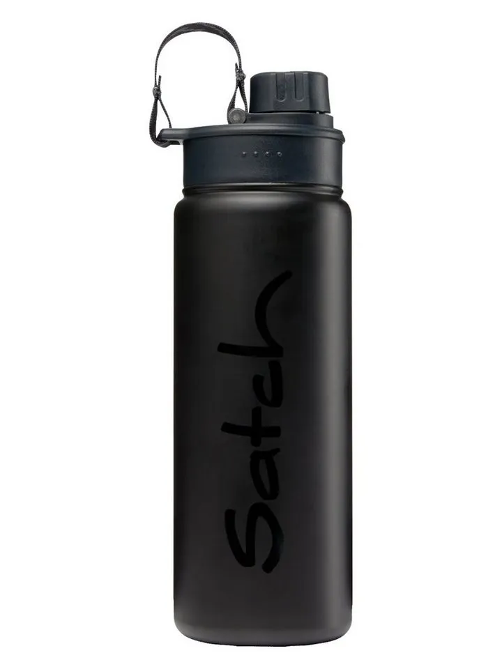 Satch Satch Trinkflasche Trinkflasche, auslaufsicher und kohlensäuregeeignet, Schwarz, – Produktbild 1 von 5