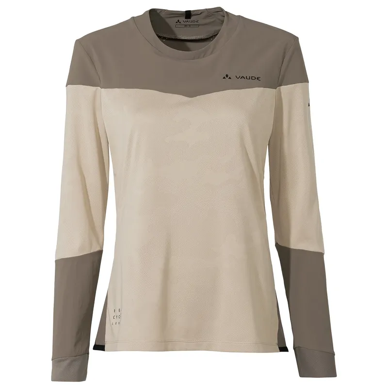 Vaude Vaude Damen Langarm-Moab Pro Bikeshirt, Beige, – Produktbild 1 von 1