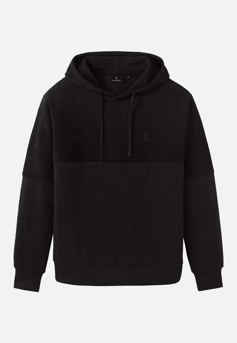 recolution Recolution Herren vegan Hoodie Ivy Schwarz, Schwarz, – Produktbild 1 von 2